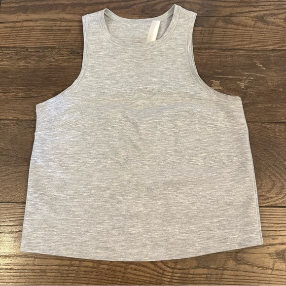 Lululemon Minimal Tank Top Heather Grey Size 2 - Picture 1 of 6